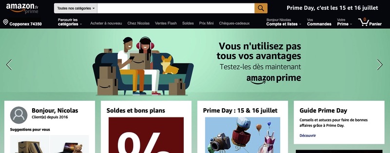 Barre de recherche e-commerce