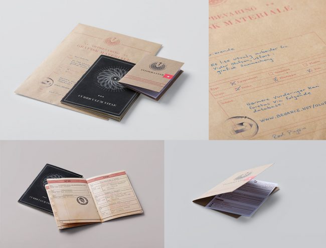 CV créatif et inspirant portfolio