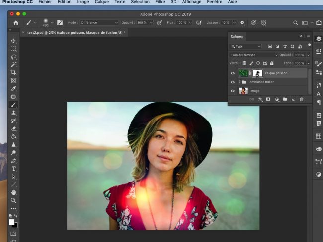 tutoriel photoshop effet bokeh