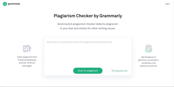 Outil Duplicate Content Grammarly