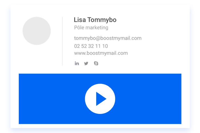 Signature email vidéo