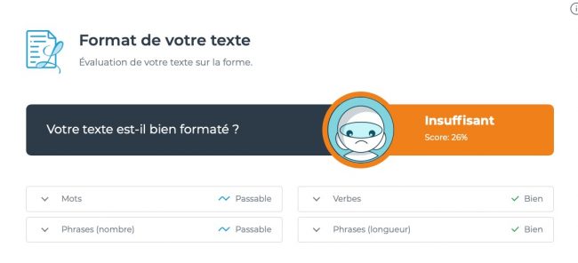 Optimisation du texte sémantique ses redacteur