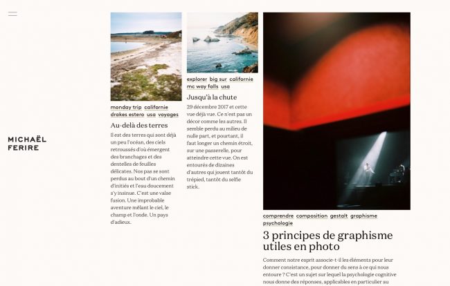 faire un blog pour photographe 