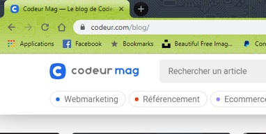 Favicon sur Google Chrome