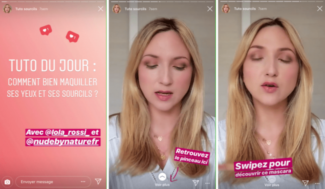 instagram stories exemple de contenu pour redacteur