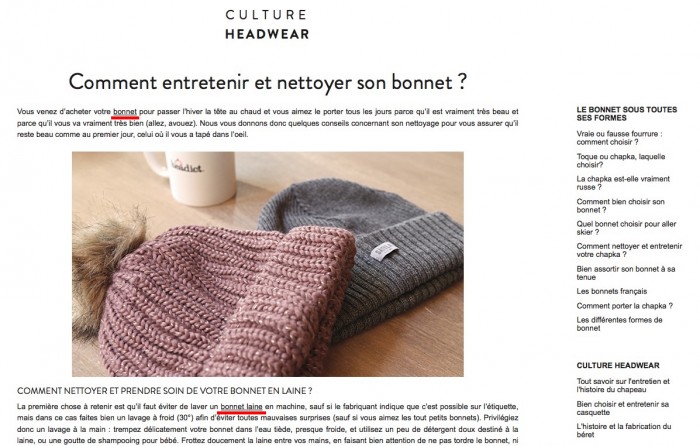 Bonnes pratiques content marketing : Headict