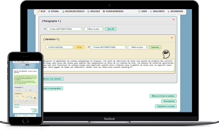 content spinning texte spinné redacteur Freelance