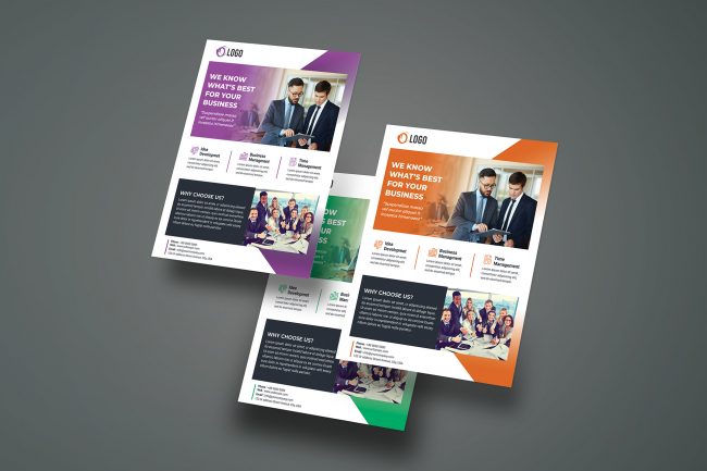 flyer brochure corporate example