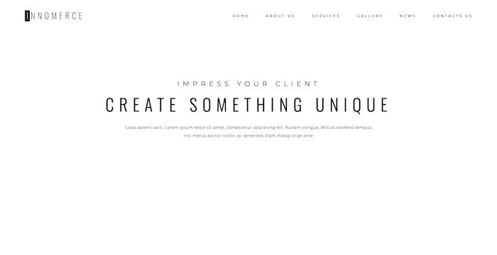 tendance webdesign épuré