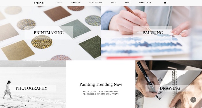 tendance webdesign plit content