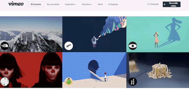 video sur Vimeo avantages