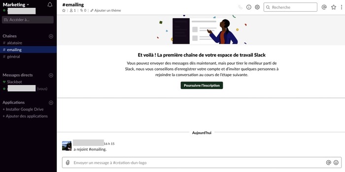 Slack, outil collaboratif