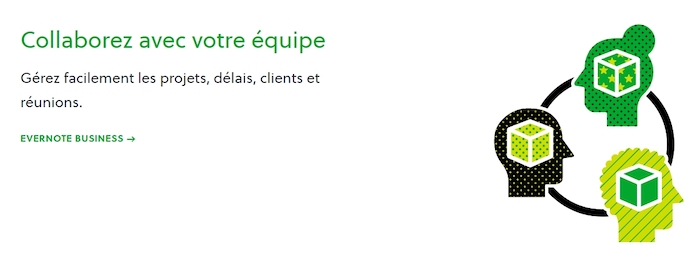 théorie de Gestalt appliquée au webdesign Evernote