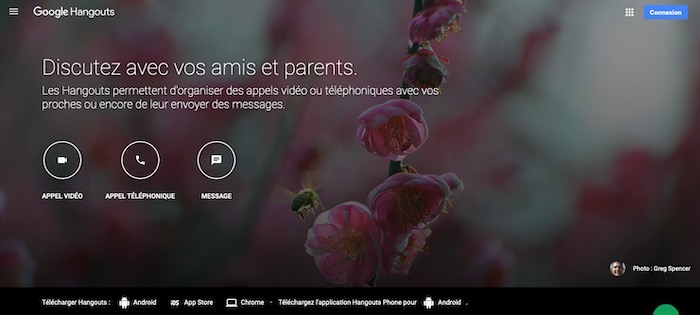 Google Hangouts appels vidéos