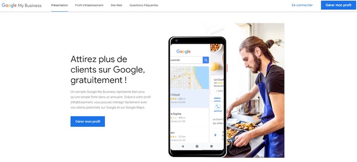 création compte Google my Business