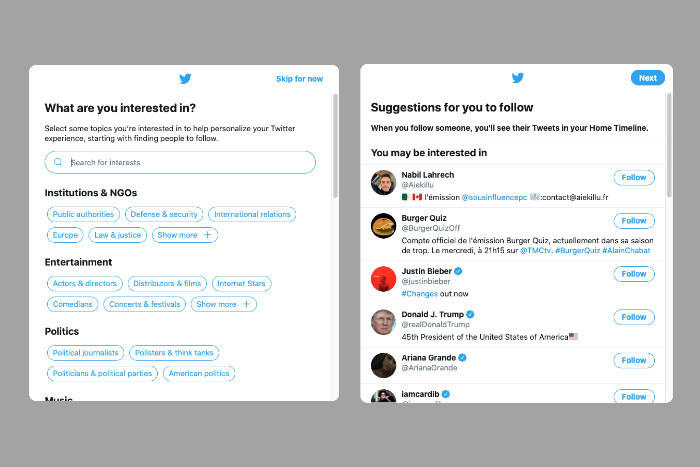 follow twitter