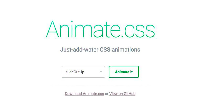 sites pour animations css
