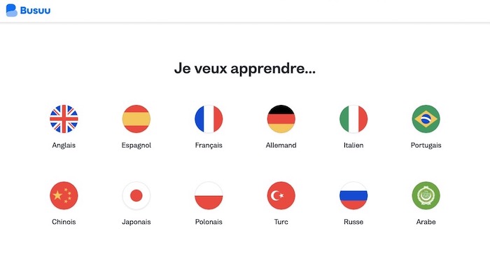 Busuu apprendre langue en ligne
