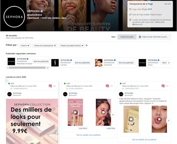 facebook ads observer stratégie concurrents