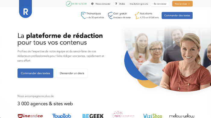 Redacteur plateforme redaction