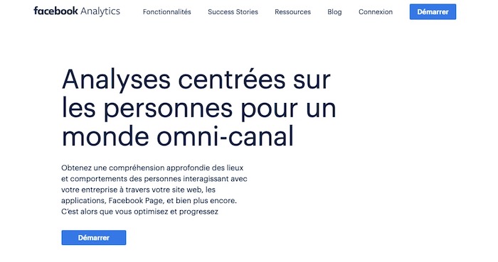 Facebook Analytics outil analyse statistiques applications mobiles