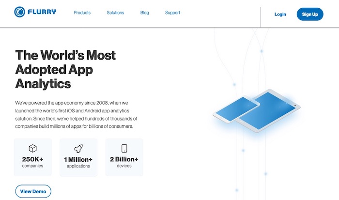 Flurry outil analyse statistiques applications mobiles