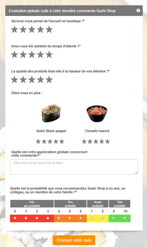 enquête de satisfaction client