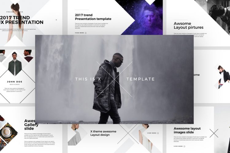 template gratuit pour présentation keynote sur Mac free mockup powerpoint