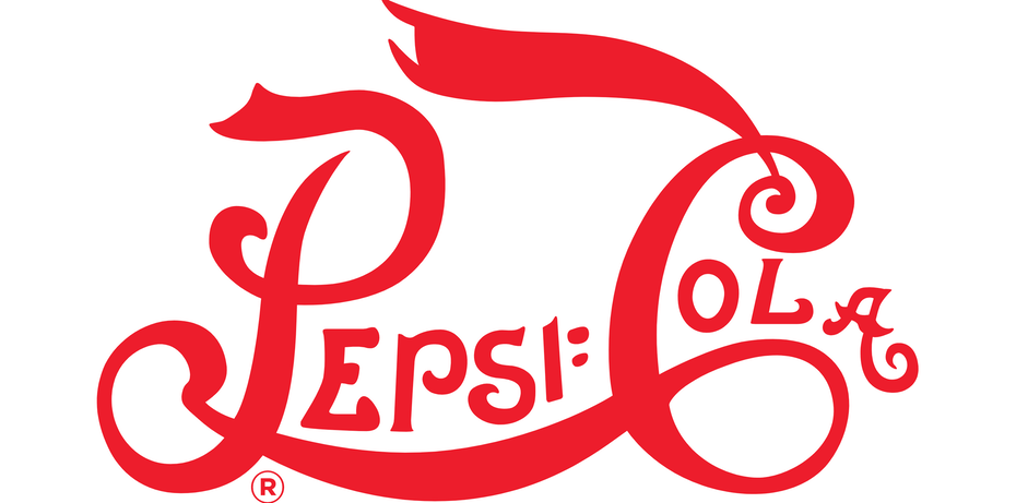 logo pepsi rond typographie