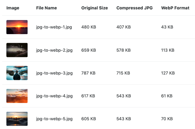 utiliser le format WebP pour image réduire la taille vitesse site graphiste