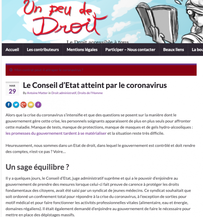 blog droit juridique seo