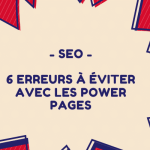 erreurs a eviter power pages