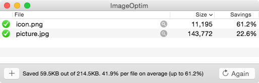 outils d'édition des métadonnées EXIF ImageOptim