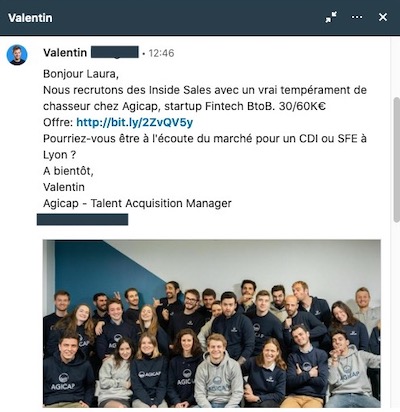 recrutement sur LinkedIn