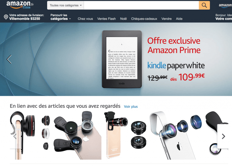 exemple e-commerce amazon