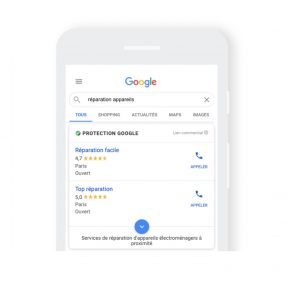 Protection Google : un badge pour garantir la fiabilité des services à domicile ou à proximité