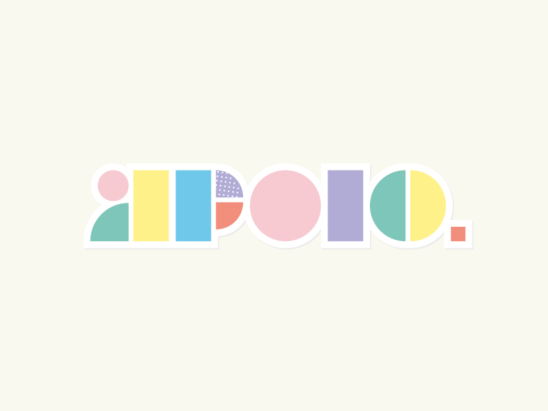 logo pastel couleur