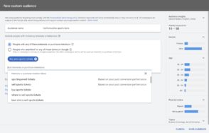 Google Ads lance la combinaison d’audiences personnalisées