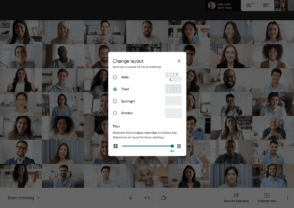Google Meet permet désormais d’afficher jusqu’à 49 participants pendant une visioconférence