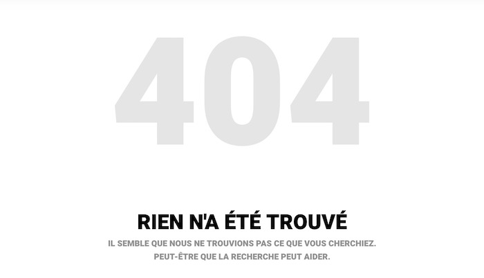 erreur 404