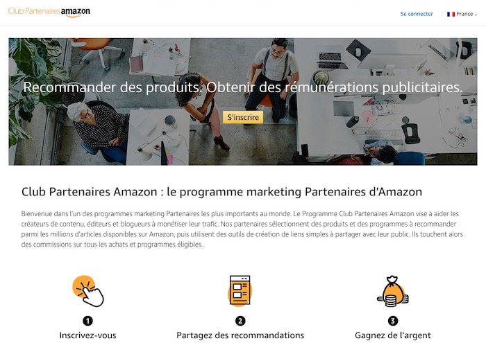 Amazon plateforme d'affiliation marketing