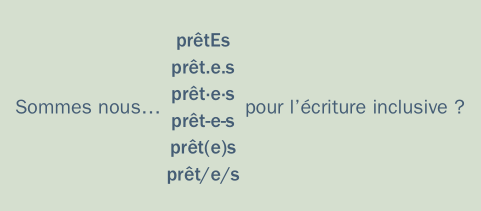 écriture inclusive