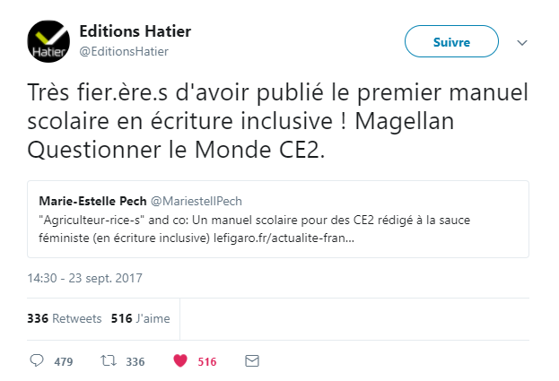 écriture inclusive